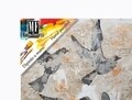 Tablou decorativ Peace, Mauro Ferretti, 60x120 cm, pictat manual, canvas/lemn de pin