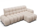 Coltar extensibil stanga 3 locuri ELTAP, Ceedro, 283x165x98 cm, lemn/poliester, bej