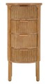 Comoda Goteborg, Mauro Ferretti, 38x33.5x82 cm, lemn de brad/MDF/fier, maro