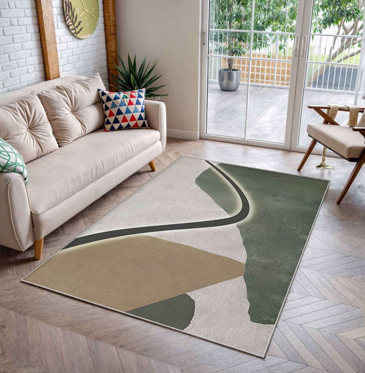 Covor, Shml14, 160x230 cm, Poliester, Multicolor