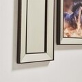 Set tablou si 2 oglinzi decorative T804, Neostill, sticla temperata, 50 x 70 cm/30 x 70 cm