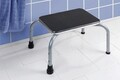 Treapta inaltatoare cu maner de siguranta Maximex, Safety, 46.5x32x78-98 cm, metal/MDF, negru