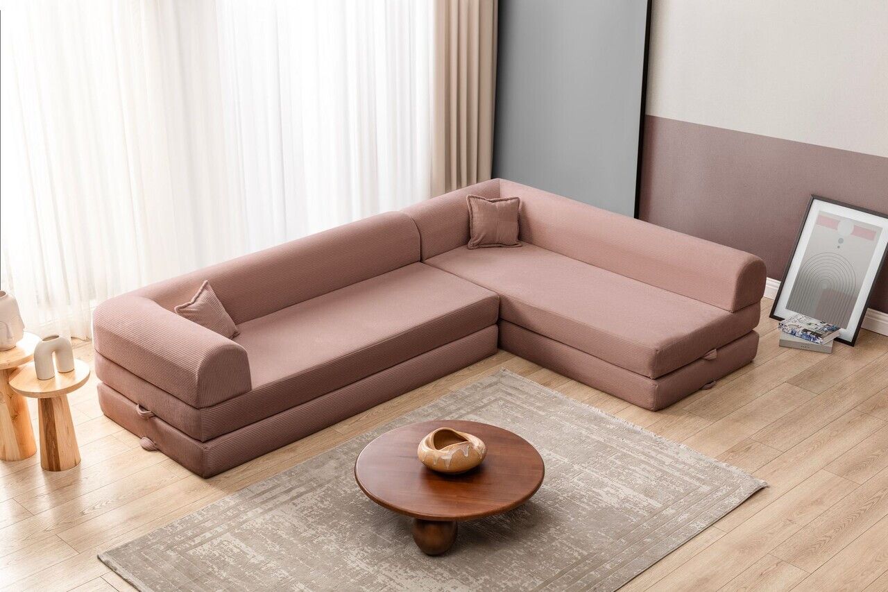Coltar, Atelier del Sofa, 118FVL1509, Tesatura plus reiata, Roz - view 2