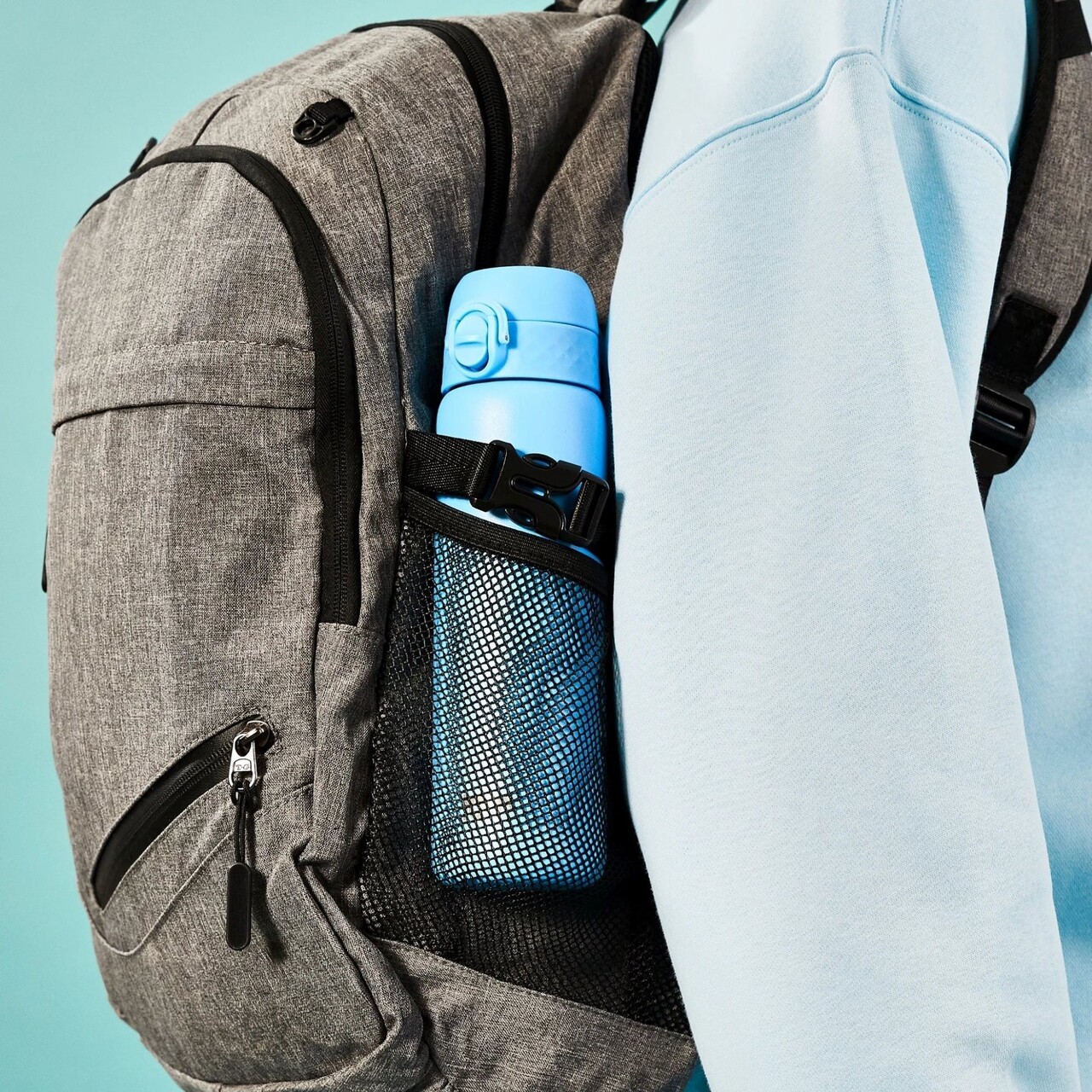 Sticla apa Slim, inox, 600ml, Alaskan Blue - Ion8 - view 11