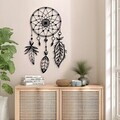 Decoratiune de perete, DCV-1020-MT, Dimensiune: 50 x 38 cm, Negru