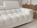 Coltar extensibil dreapta 3 locuri ELTAP, LT-01ROY, Felro, 285x181x93 cm, lemn/poliester, alb