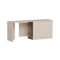 Birou, Arnetti, Akser, 180x73.8x47 cm, PAL, Nuc deschis / Bej