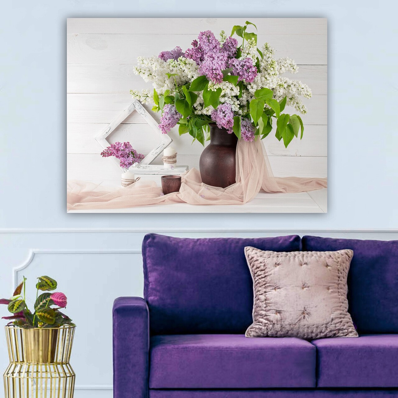 Tablou decorativ 562843438_70100 Cadru: 100% LEMN (grosime: 3 cm) Multicolor