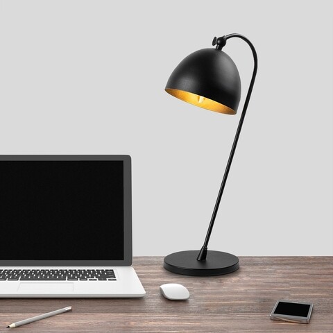 Lampa de masa, acuka - 12292, fulgor, 18 x 26 x 54 cm, 1 x e14, 40w, negru
