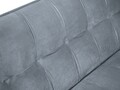 Canapea extensibila, Canna, Mazzini Sofas, 3 locuri, 225x100x85 cm, catifea, albastru deschis