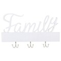 Cuier, Family, Creaciones Meng, 50x24 cm, 6 agatatori, alb