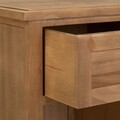 Noptiera cu 1 sertar, Ava, Creaciones Meng, 35x25x63 cm, lemn de paulownia