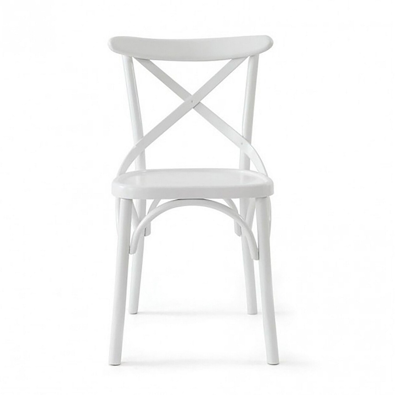 Scaun, Fairfax, Albero17, 42x45x89 cm, Lemn masiv , Alb - 1 | YEO