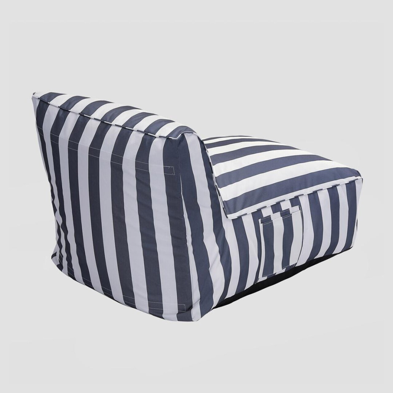 Sezlong Maris, Homla, 102x72x65 cm, poliester/spuma, alb/albastru - view 5