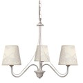 Lustra Malbo II, Helam, 50 x 50 cm, 3 x E27, 60W, alb/auriu/ecru