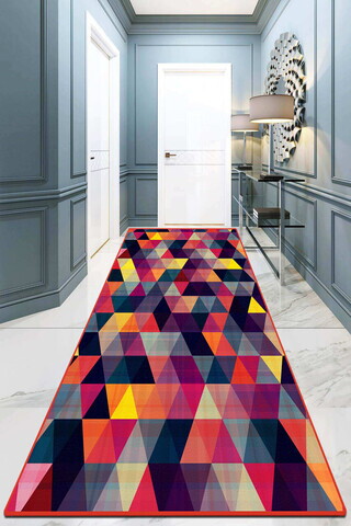 Covor, Bunt Djt, 100x300 cm, Multicolor