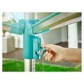 Uscator rotativ Leifheit, Linomatic 500 Easy, 50 m capacitate de uscare, aluminiu/plastic, argintiu/turcoaz