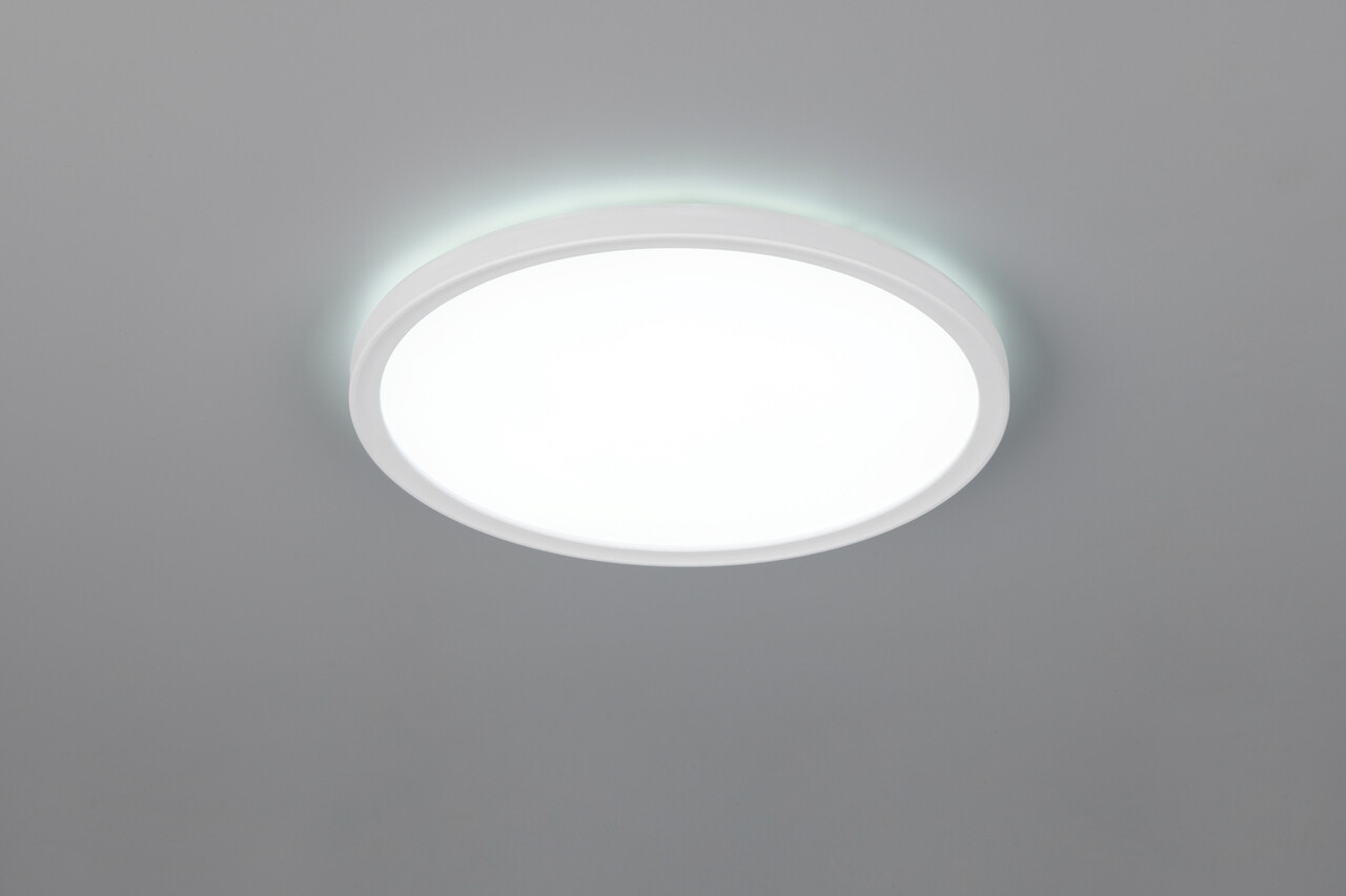 Plafoniera Joko, RL NOW, 29x3 cm, 18W, 1x SMD, plastic, alb
