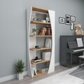 Corp biblioteca, Arnetti, Selge, 150x63 cm, PAL , Pin Atlantic / Alb