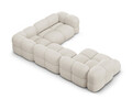 Coltar panoramic dreapta 5 locuri, Loretto, Cosmopolitan Design, 345x250x68 cm, tesatura structurata, bej