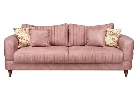 Canapea extensibila cu spatiu depozitare kappa rose, heinner, 3 locuri, 230x100x78 cm, stofa