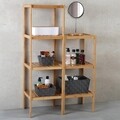 Organizator baie cu 3 rafturi Barron, Versa, 34 x 33 x 80 cm, bambus