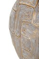 Vaza Eclips, Mauro Ferretti, 36x11x34.5 cm, polirasina, auriu/alb