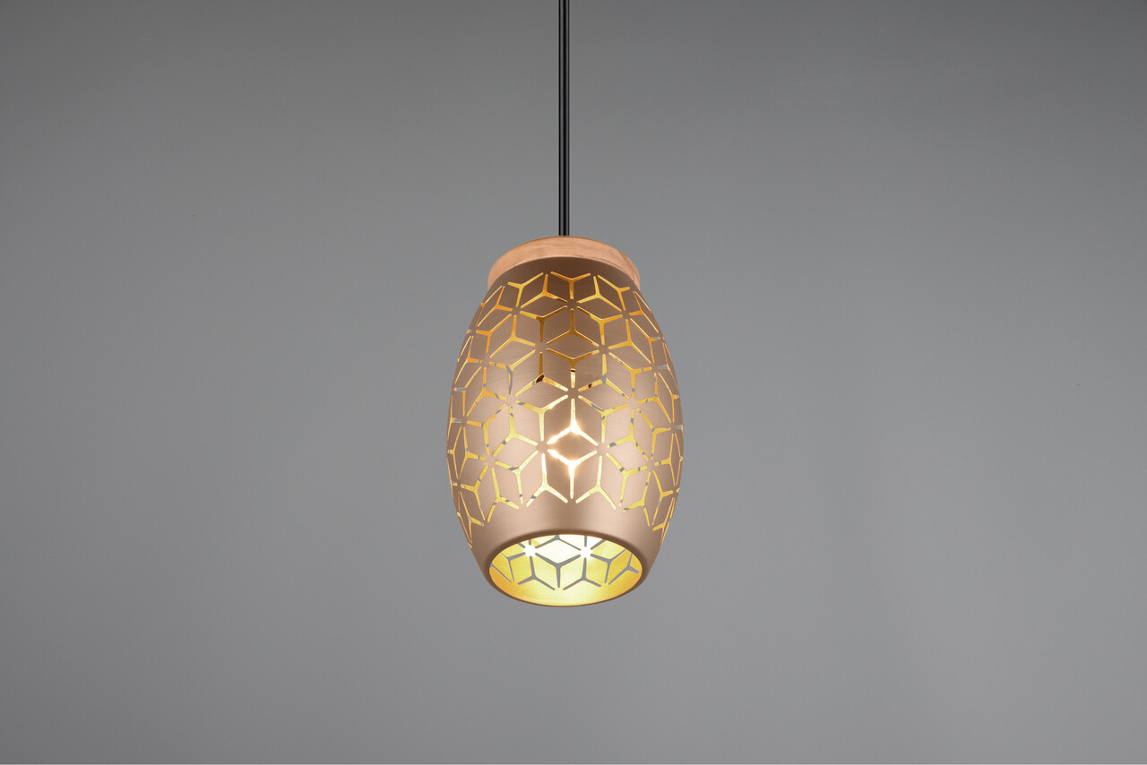 Lustra Bidar, RL, 15x150 cm, 28W, 1x E27, metal, aramiu - 1 | YEO