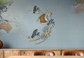 Decoratiune de perete Dory, Mauro Ferretti, 61x86 cm, fier/MDF, multicolor