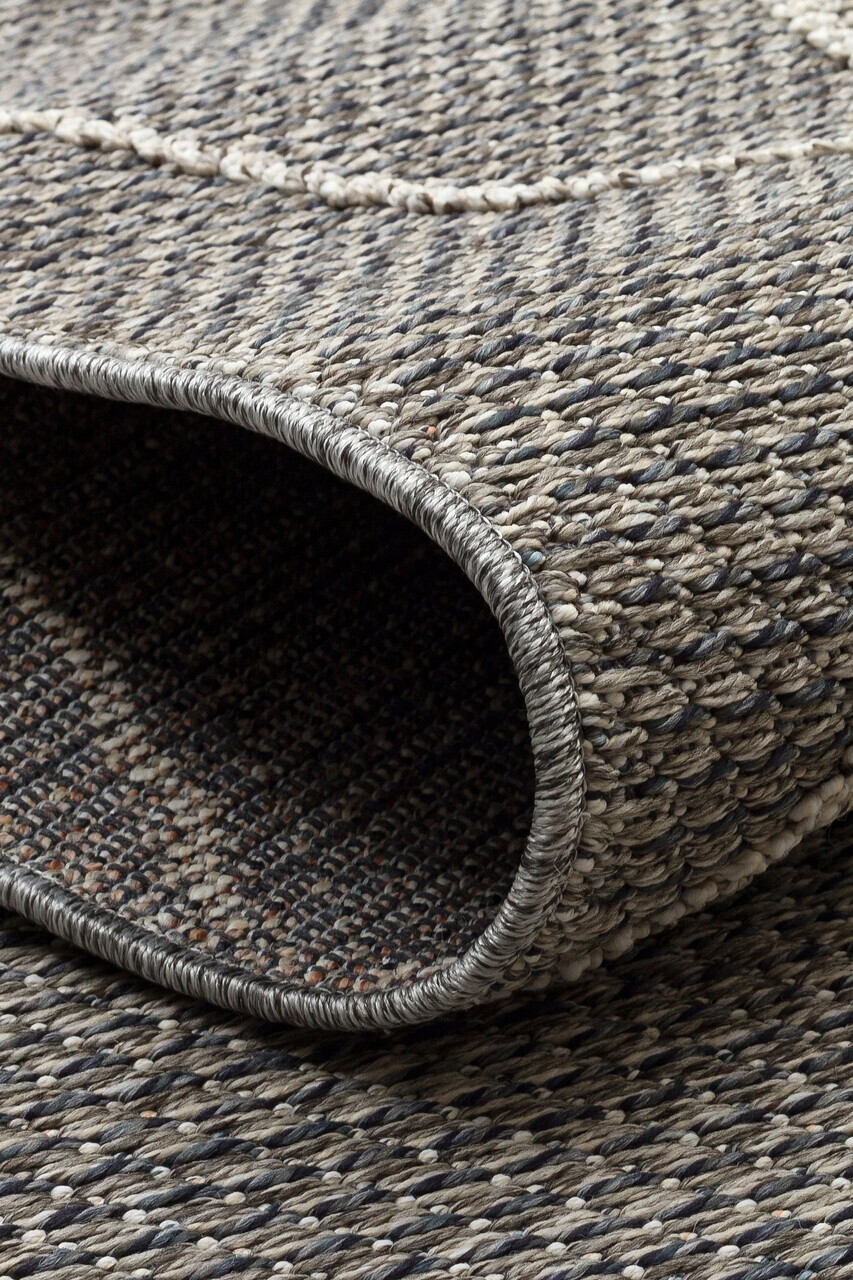 Covor, Sh 02, 80x300 cm, 45% POLIPROPLEN/55% POLIESTER, Gri — imaginea 6