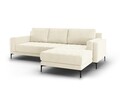 Coltar dreapta, Orrino, Mazzini Sofas, 4 locuri, 242x164x82 cm, catifea, bej deschis