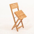 Set mobilier de gradina 3 piese, Meya Dekor, My001A, Lemn de fag, Natural / Crema