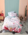 Lenjerie de pat pentru o persoana Young, Wings - Mint, Cotton Box, Bumbac Ranforce