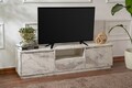 Comoda TV, Nordure, Vanguard, 160x42x29 cm, PAL, Marmura Freesia