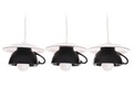 Lustra Afternoon tea, Deco Republic, E27, 3x60W, ceramica, negru