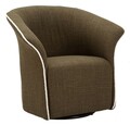 Fotoliu rotativ Siena Green Swivel, Mauro Ferretti, 83.5x66x80 cm, fier/poliester, verde