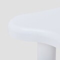 Masuta de cafea Alto, Homla, 100x60x45 cm, MDF, alb lucios