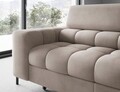 Coltar extensibil dreapta 5 locuri ELTAP, RT-02PA, Ferucce, 276x200x93 cm, lemn/poliester, bej deschis