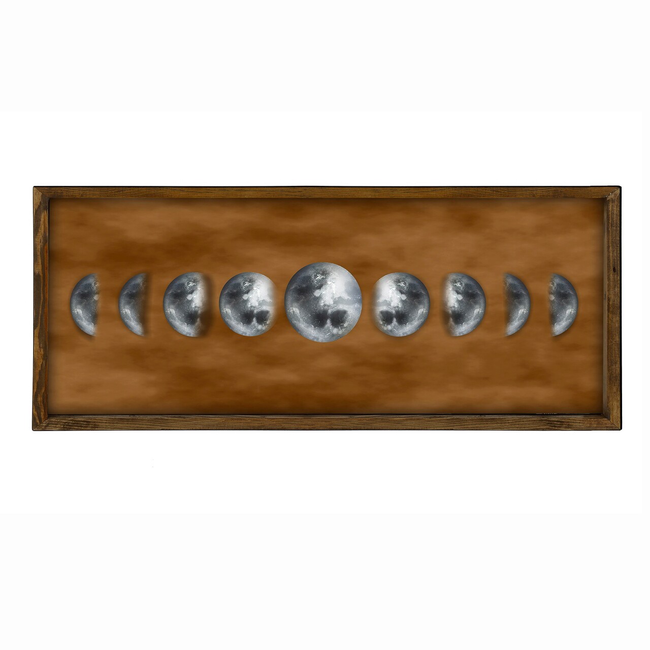 Tablou decorativ, BUL015, MDF, Imprimat UV, Maro / Gri / Alb / Nuc