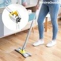 Mop cu burete din fibre cu stoarcere tip X, Twop InnovaGoods,  rotatie de 360°, 142 cm