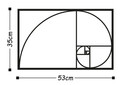 Decoratiune de perete, Golden Ratio, Metal, Dimensiune: 53 x 35 cm, Negru