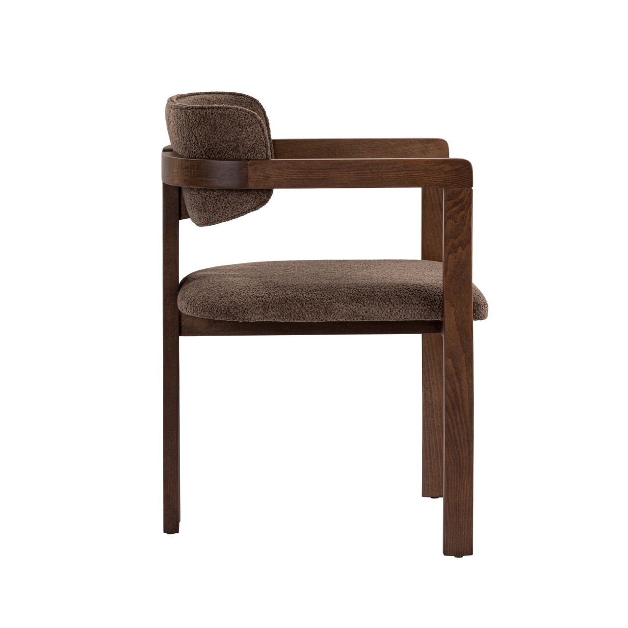 Scaun, Hanah Home, Toscana, 54x76x54 cm, Maro / Nuc închis - view 3