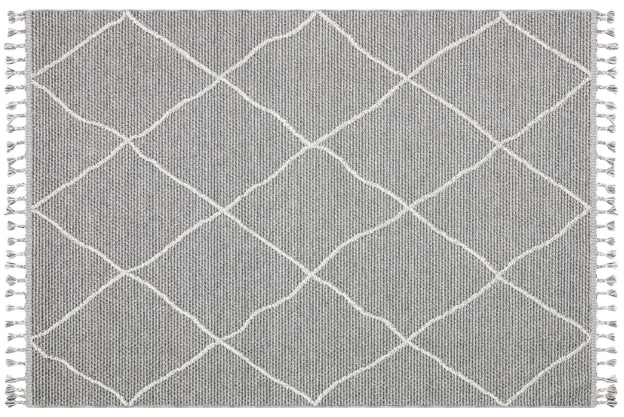Covor, Sh 02, 80x300 cm, 45% POLIPROPLEN/55% POLIESTER, Gri — imaginea 3