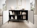 Comoda ELTAP, Raftt, 120x42x80 cm, PAL/MDF, negru