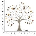 Decoratiune de perete 3D Tree, Mauro Ferretti, 88x88 cm, fier, multicolor