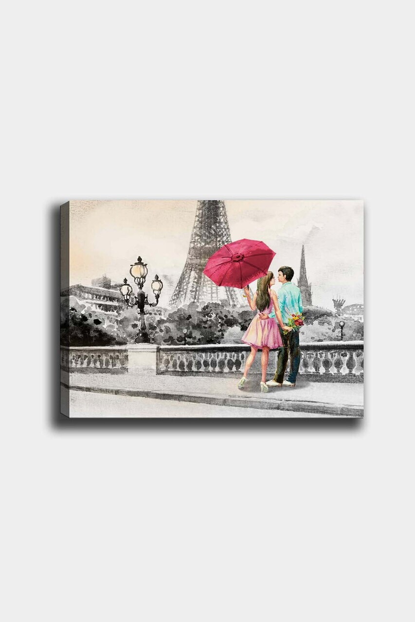 Tablou decorativ, 21298479939-5070, Canvas, Rama din lemn (grosime 3 cm), Multicolor — imaginea 2