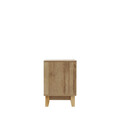 Noptiera Notto, Homla, 40x35x50 cm, MDF/ratan, natur