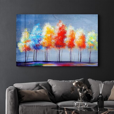Tablou decorativ, CAM-5046, Dimensiuni: 70 x 110 cm, Multicolor