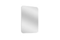 Oglinda decorativa, Siam, Polla, 50x70x2.2 cm, Alb