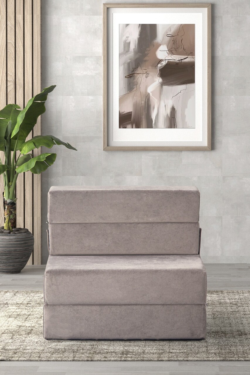Fotoliu extensibil, Atelier del Sofa, 363SLD1135, Textil, Gri deschis - view 5